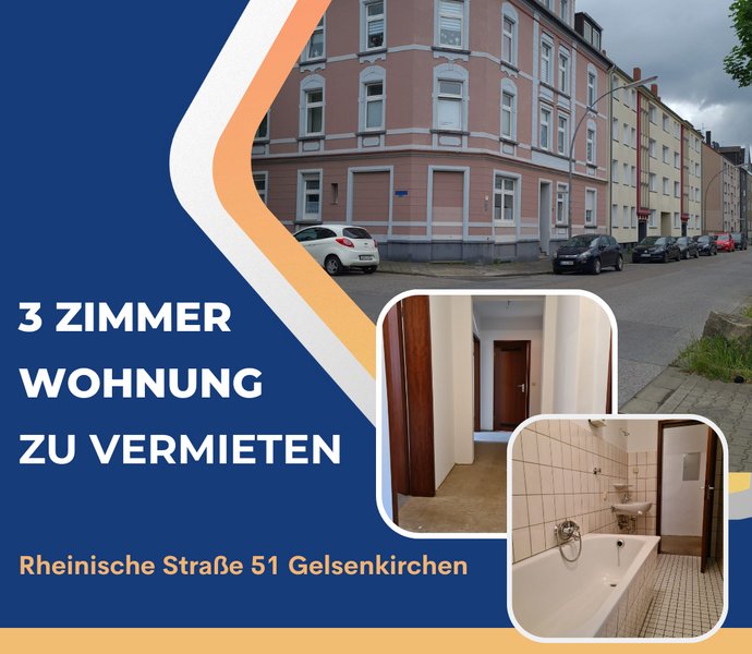 3 Zimmer Wohnung in Gelsenkirchen (Schalke)