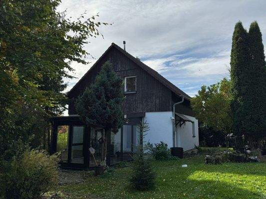 Haus mit Wintergarten