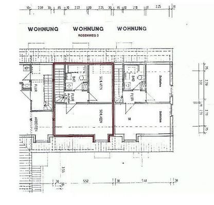 Obergeschoss Grundrissübersicht