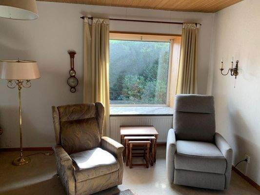 Leseecke im Wohnzimmer