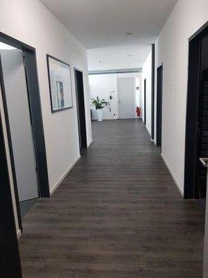 Flur zu den Büros