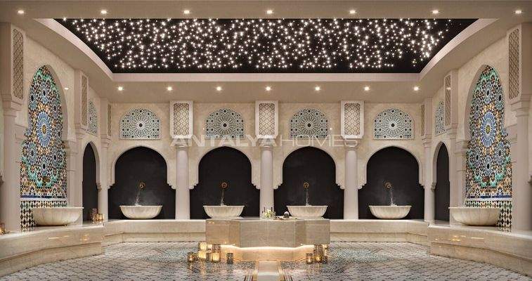 Sea View Apartments in a Luxury Complex in Kargicak Alanya