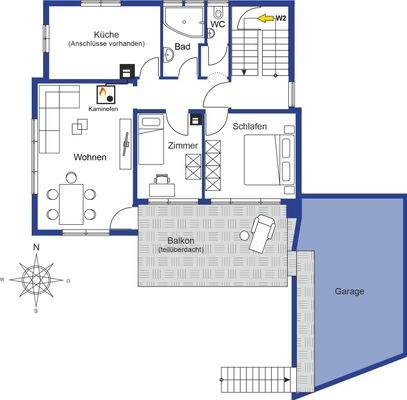 Grundriss Obergeschoss