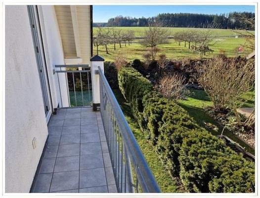 Balkon mit schönem Ausblick