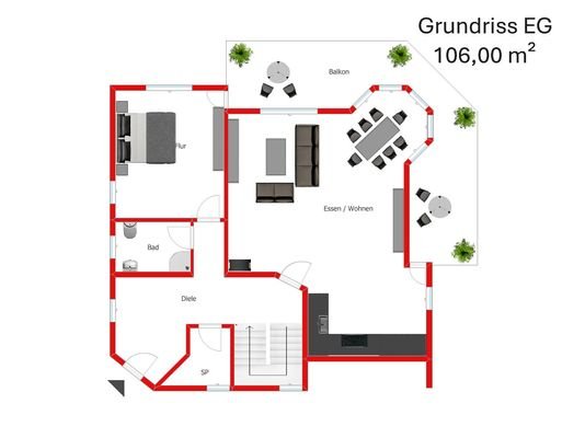 Grundriss EG 