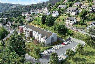 visualisierung Pflegeheim mit Begrünung