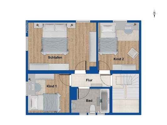 Grundriss - Obergeschoss