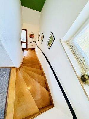 Treppenagbang vom Dachgeschoss ins Erdgeschoss