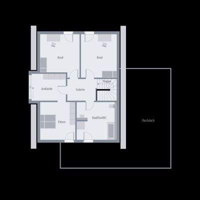 Grundriss Dachgeschoss