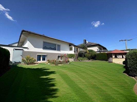 Rückansicht des Hauses