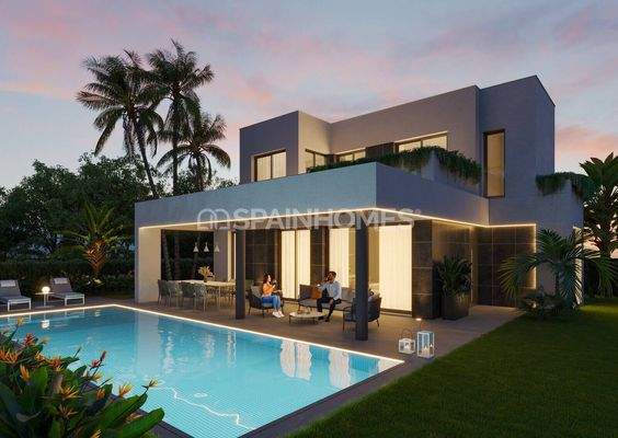 Sea-View Villas with Swimming Pools in Finestrat Alicante