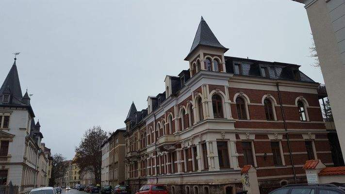 Umgebung mit Jugendstilgebäuden