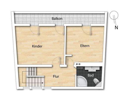 Grundriss Obergeschoss