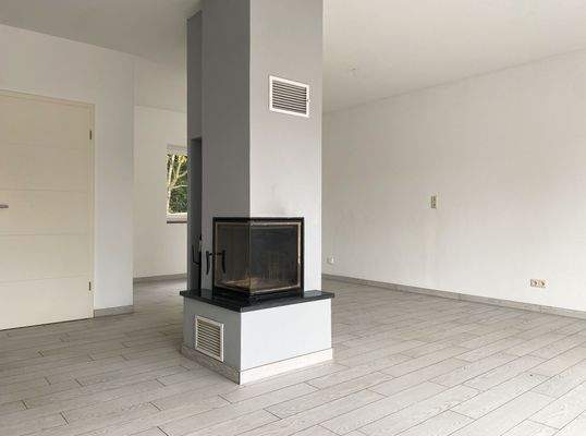 Kamin mit Blick zum Küchenbereich Obergeschoss - Kopie