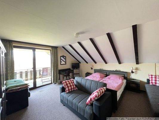 Doppelzimmer im Dachgeschoss