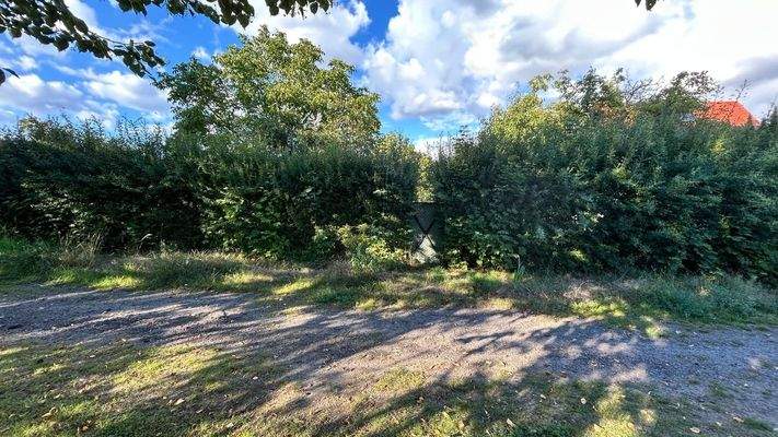 Grundstücksrückseite