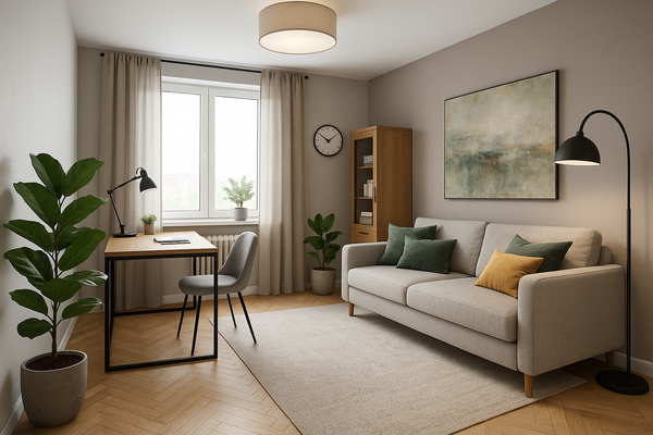 Visualisierung Büro / Gästezimmer