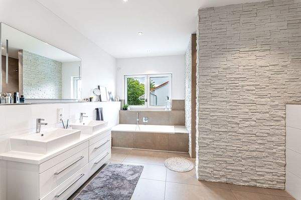 Eleganz im Detail - luxuriöses Vollbad