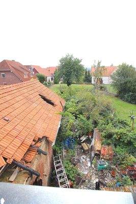Blick vom Dachboden