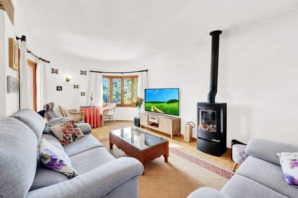 Living area in villa in Costa d_en Blanes 2