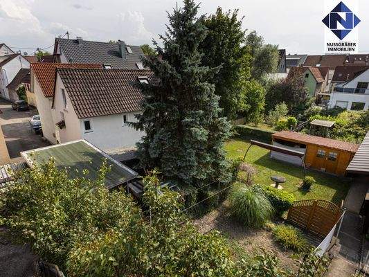 Blick über das Grundstück