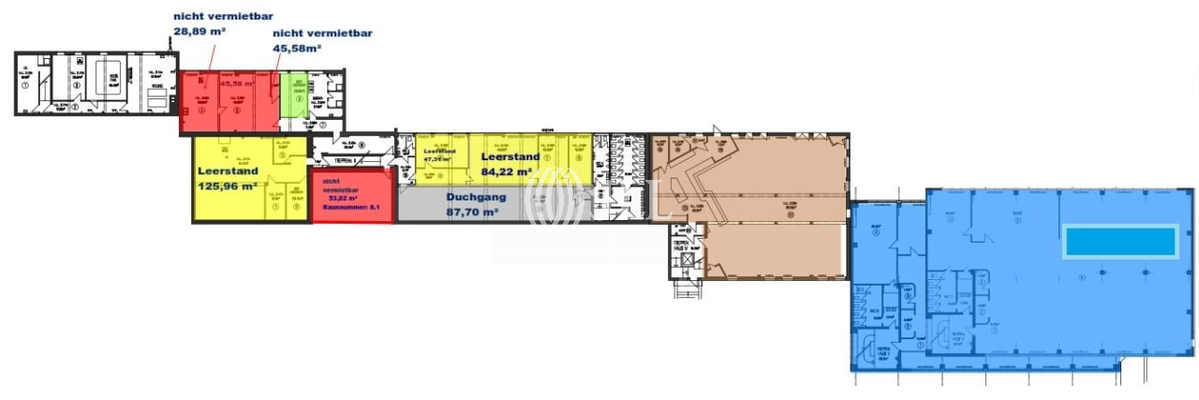 Grundriss Untergeschoss Gebäud