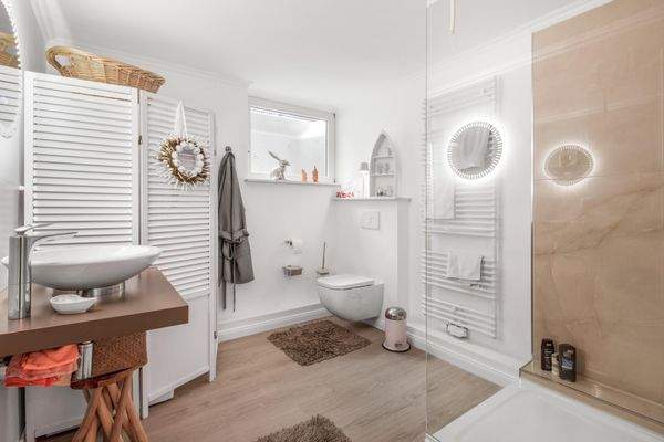 Badezimmer im Souterrain