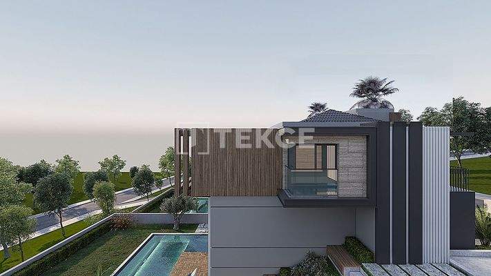 New Villas with Pools near the Beach in İzmir Güzelbahçe