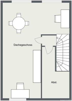 Dachgeschoss Gurndriss
