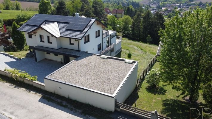 Vogelperspektive Garage