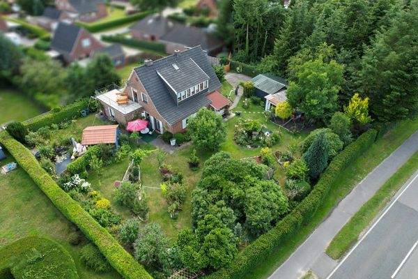 Blick auf das Grundstück