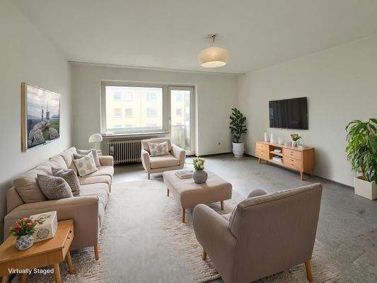 Wohnzimmer_Virtually Staged