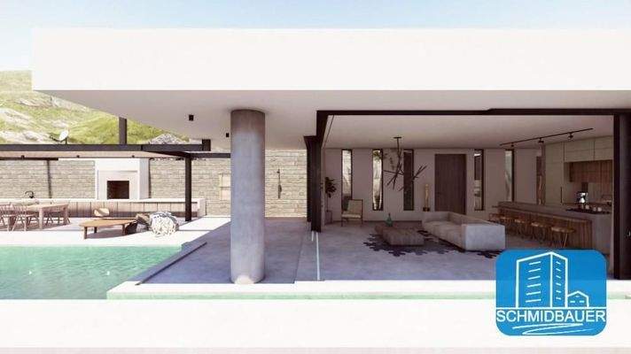 Kreta, Agios Pavlos: Riesiges Küstengrundstück mit Baugenehmigung zu verkaufen