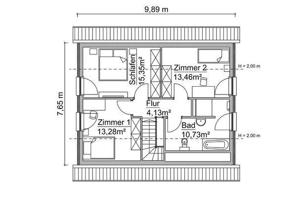 Grundriss Dachgeschoss