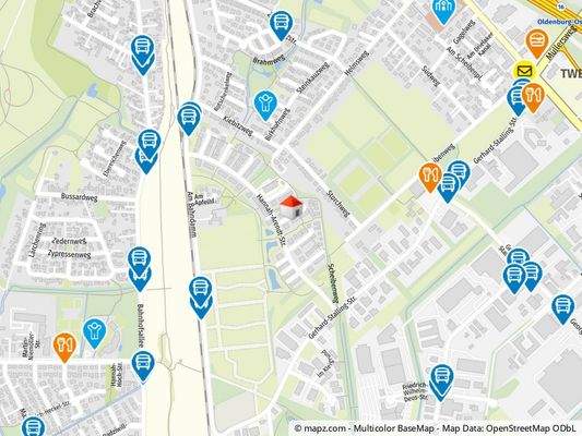 Geolyzer Kartenausschnitt