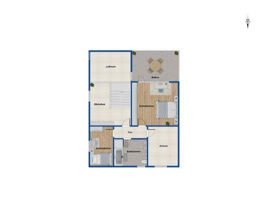 Grundriss Obergeschoss