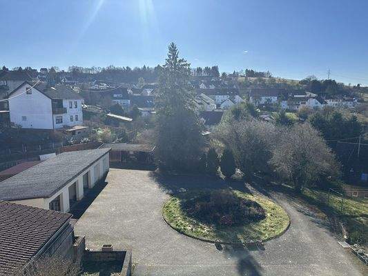 Blick aufs Grundstück