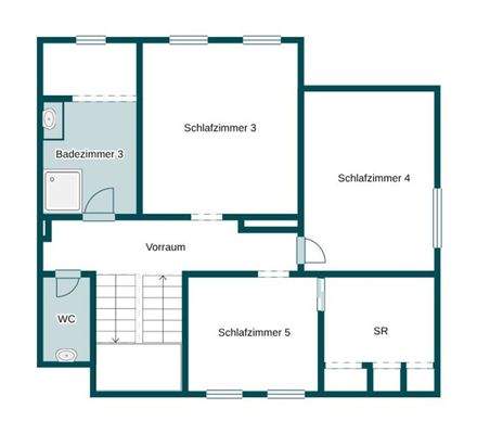 Grundriss Skizze 2.OG