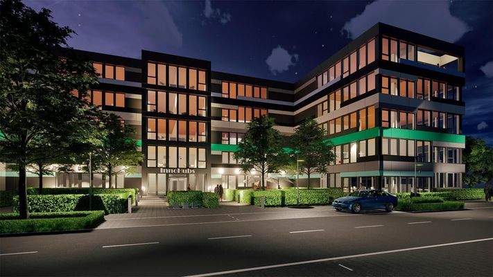 Visualisierung Ansicht Süd (Nacht)