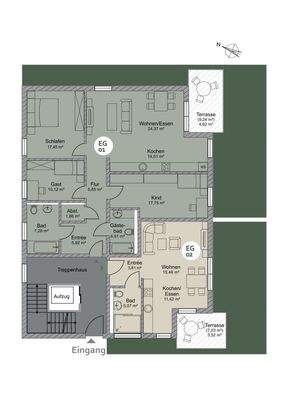 Grundriss HAUS II_Erdgeschoss