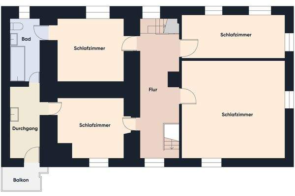 Grundriss ohne Maßstab OG