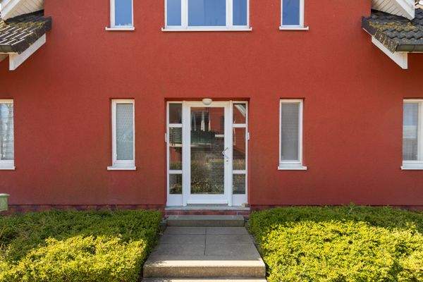 Der gepflegte Hauseingangsbereich