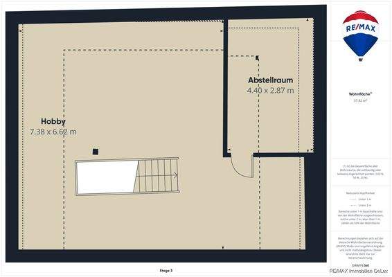 REMAX Immobilien DeLux Einfamilienhaus  Bebelsheim Grundrisse DG Mark Borowicz