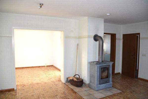 Wohnzimmer mit Blick ins Separee