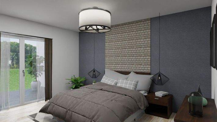 Mögliche Einrichtung Schlafzimmer