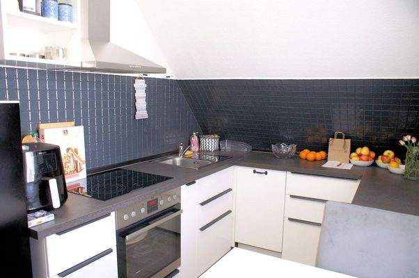 Küche im Dachgeschoss