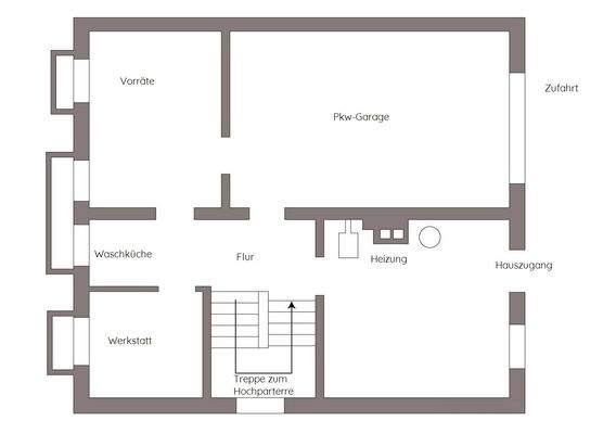 Untergeschoss (1. Ebene)