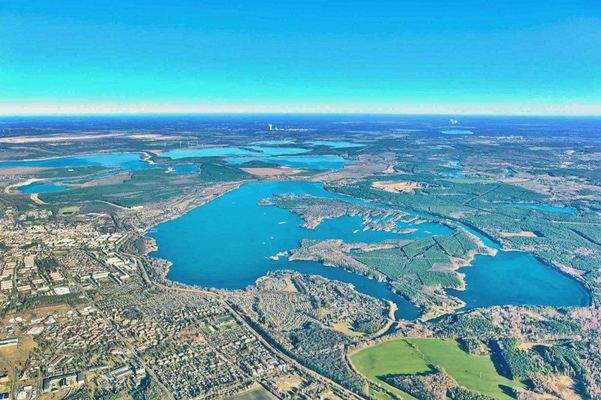 Blick auf den Senftenberger See
