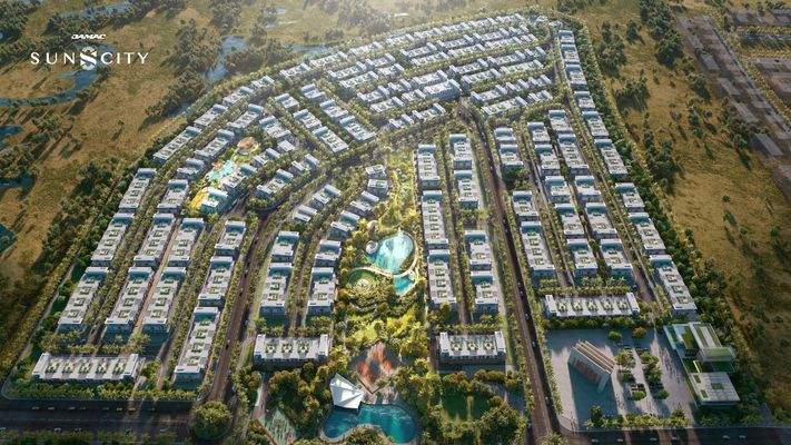 Visualisierung Wohnareal Sun City