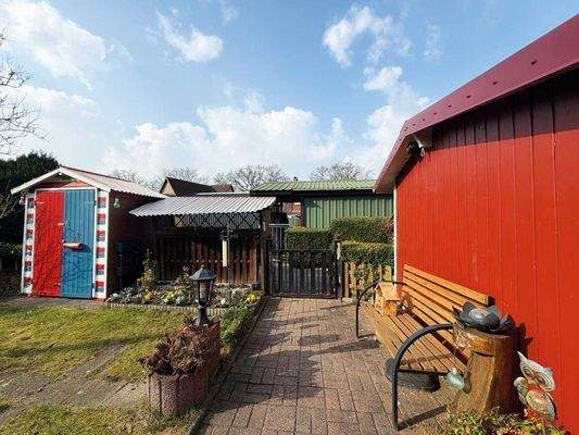 Blick aus dem Garten